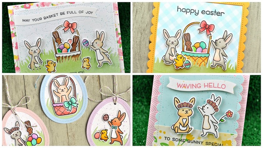 Lawn Fawn - EGGSTRA AMAZING EASTER - razítka a šablony