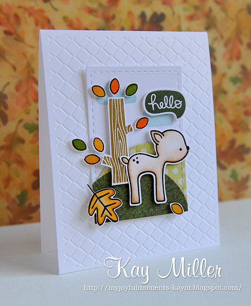 Lawn Fawn - INTO THE WOODS - razítka a šablony