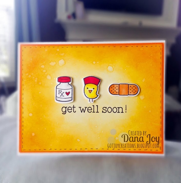 *** Lawn Fawn - GET WELL SOON - razítka a šablony
