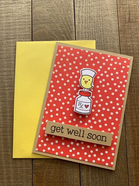 *** Lawn Fawn - GET WELL SOON - razítka a šablony