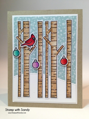 Lawn Fawn - JOY TO THE WOODS - silikonová razítka