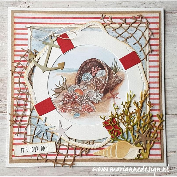 *** Marianne - NAUTICAL SET - vyřezávací šablony
