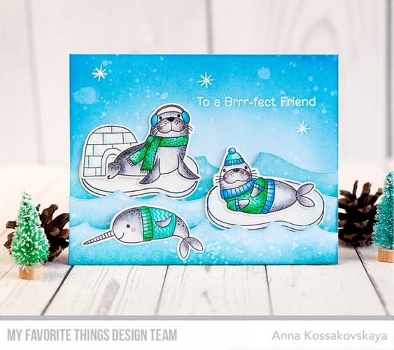 *** My Favorite Things - POLAR PALS - razítka a šablony