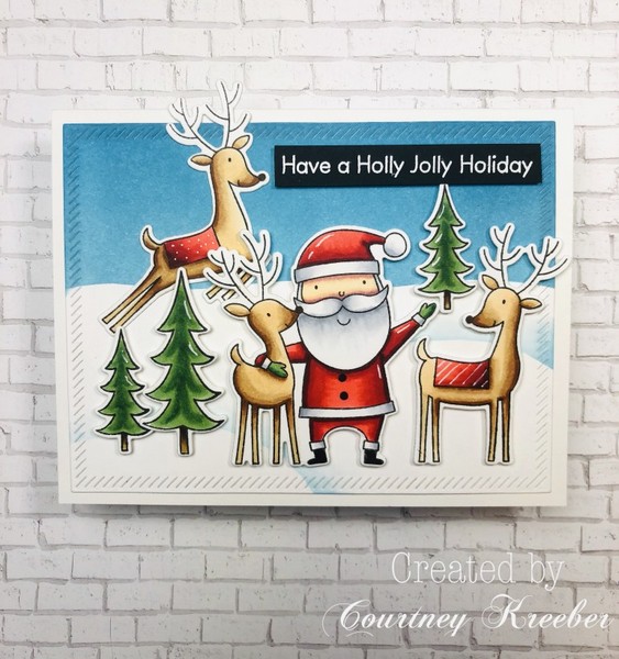 *** My Favorite Things - SANTA & FRIENDS - razítka a šablony