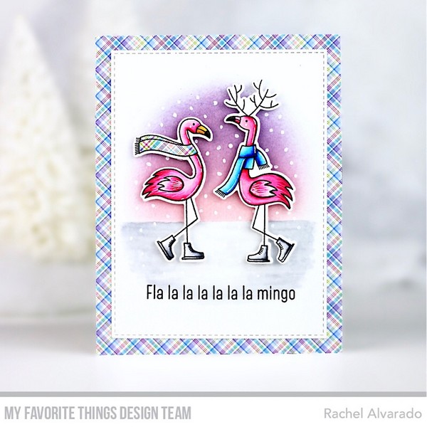 *** My Favorite Things - FESTIVE FLAMINGOS - razítka a šablony