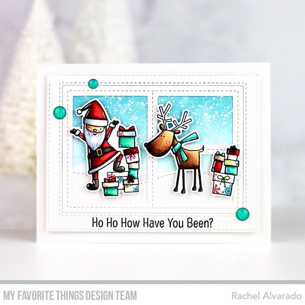 *** My Favorite Things - HERE COMES SANTA CLAUS - razítka a šablony