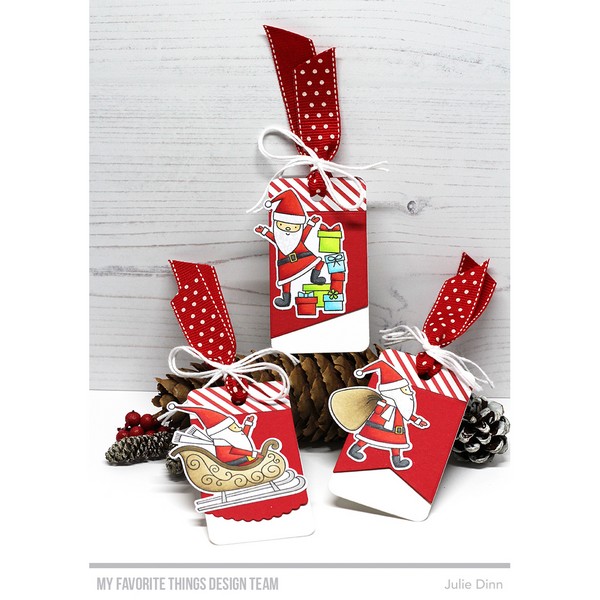 *** My Favorite Things - HERE COMES SANTA CLAUS - razítka a šablony