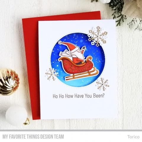 *** My Favorite Things - HERE COMES SANTA CLAUS - razítka a šablony