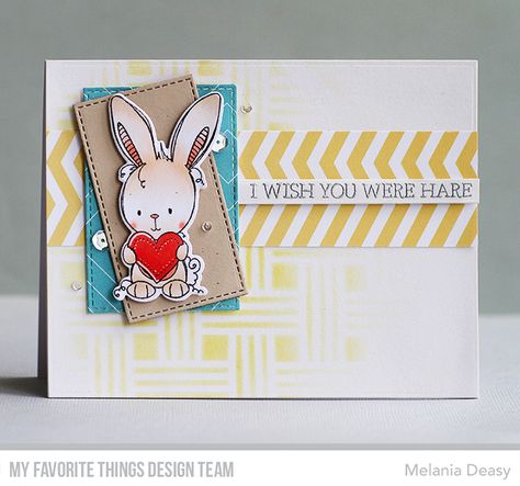 *** My Favorite Things - WISH YOU WERE HARE - silikonová razítka