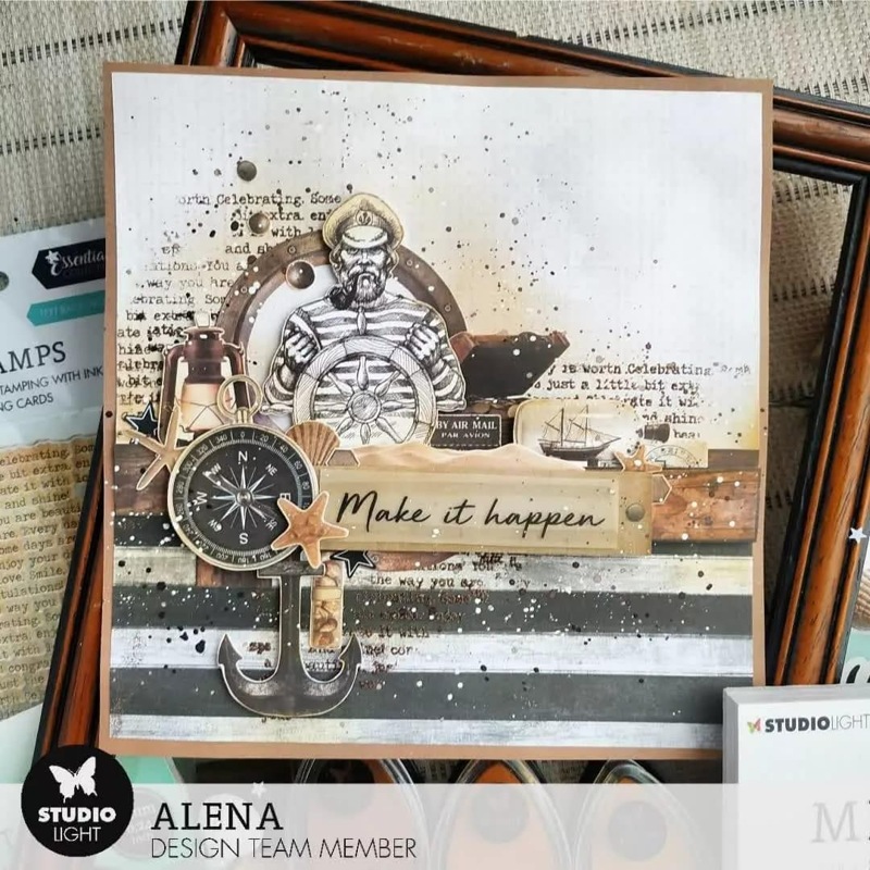 *** Studio Light - VINTAGE TREASURES SEA Mixed Paper Pad - kreativní sada