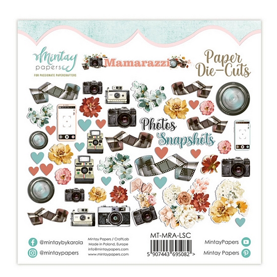 Mintay - MAMARAZZI Paper Die-Cuts - papírové výřezy