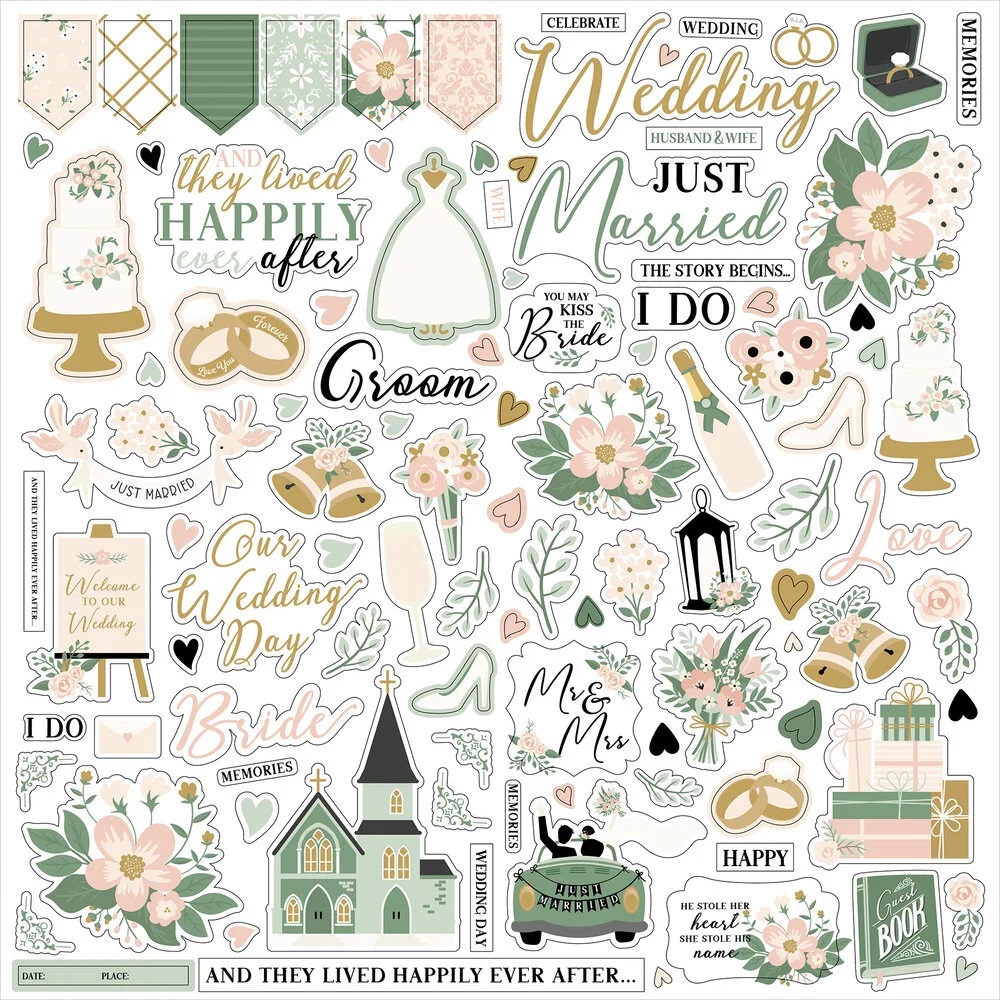 Echo Park - MARRY ME Collection Kit - kompletní sada