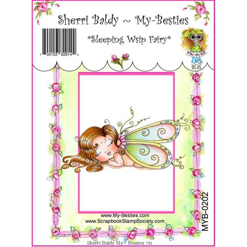 *** My Besties - SLEEPING WISP FAIRY - silikonové razítko