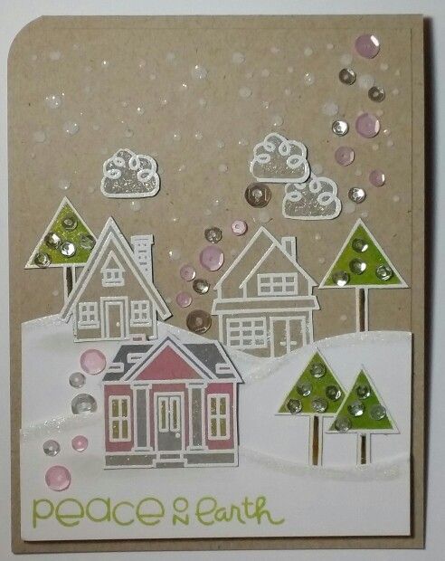 *** Paper Smooches - BITTY BUNGALOWS - silikonová razítka