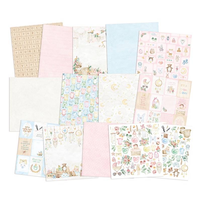 *** P13 - BABY JOY 6x6 - scrapbookové čtvrtky