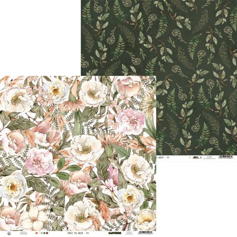 *** P13 - FOREST TEA PARTY / 03 - scrapbooková čtvrtka