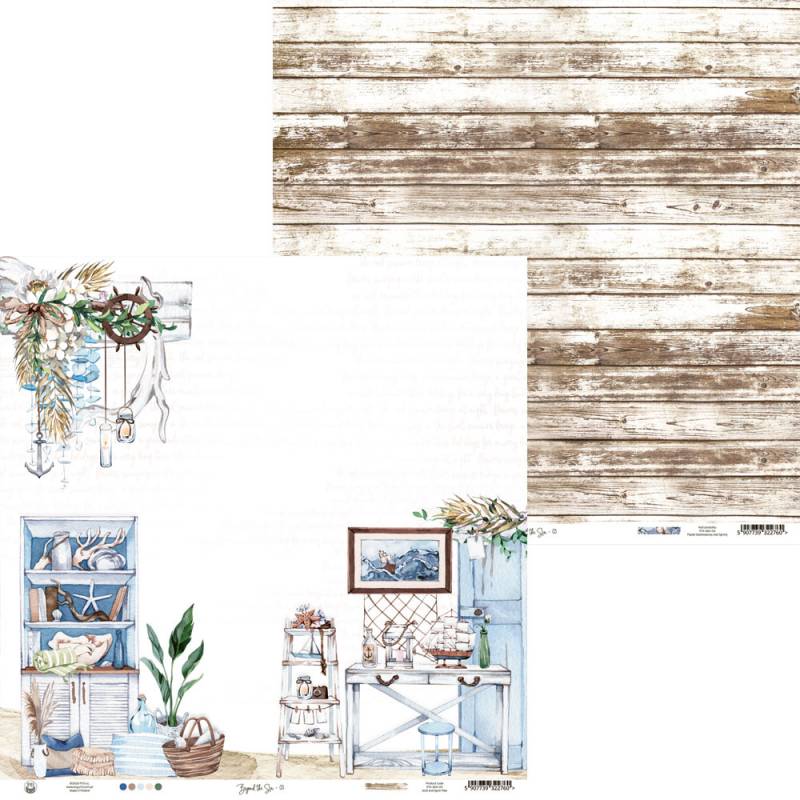 *** P13 - BEYOND THE SEA / 03 - scrapbooková čtvrtka