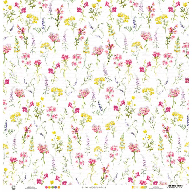 *** P13 - THE FOUR SEASONS / SUMMER 03 - scrapbooková čtvrtka