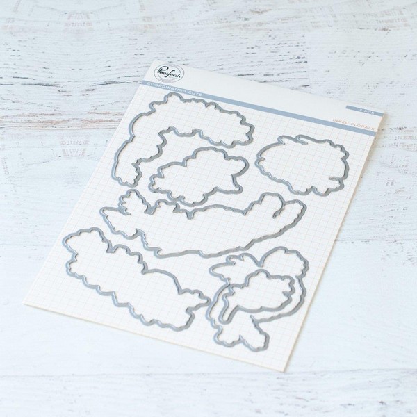 *** Pinkfresh Studio - INKED FLORALS - razítka a šablony