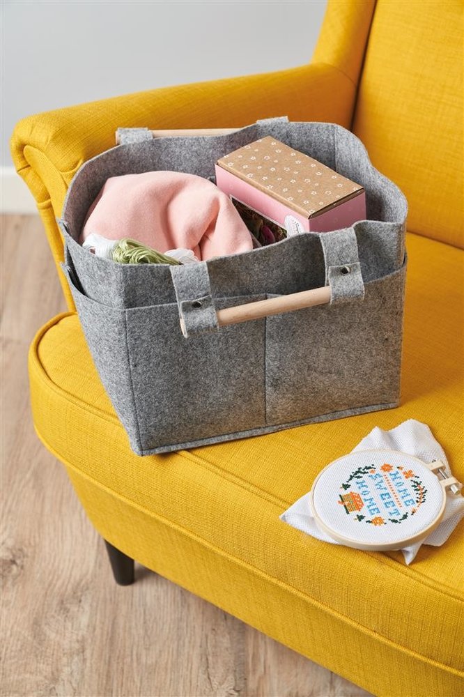 Papermania - FELT CRAFT CARRY TOTE - organizér
