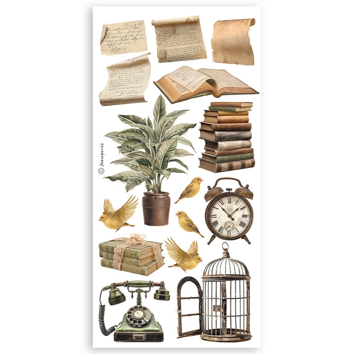 Stamperia - GOLDEN HARMONY Paper Cut-Outs - papírové výřezy