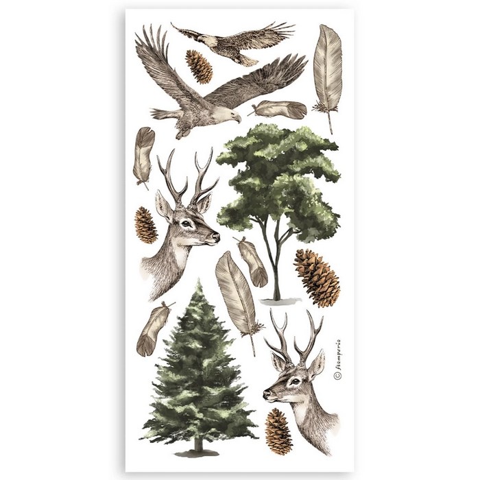 Stamperia - FOREST Paper Cut-Outs - papírové výřezy