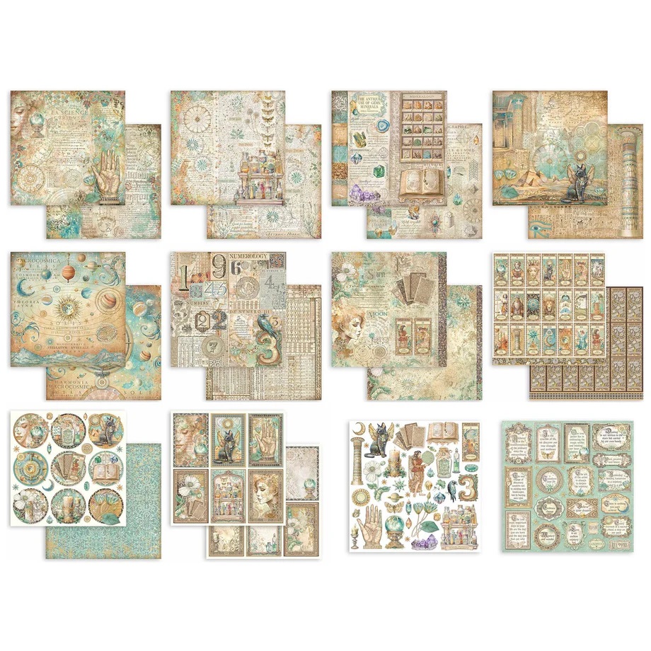 Stamperia - FORTUNE 12x12 - scrapbookové papíry