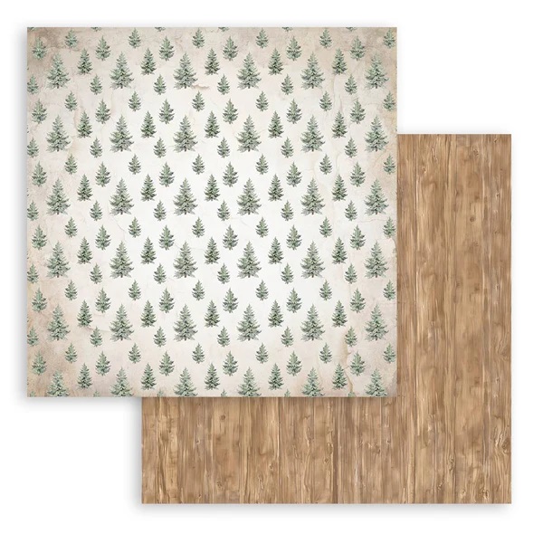 Stamperia - CHRISTMAS MAXI BACKGROUNDS 12x12 - scrapbookové papíry