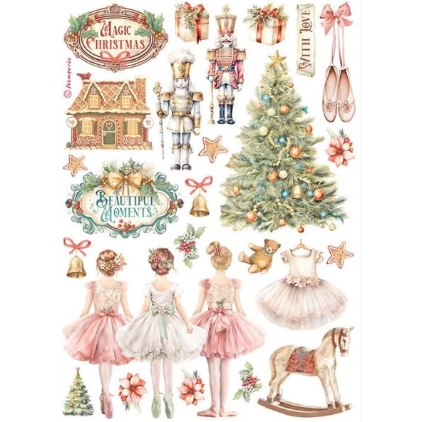 Stamperia - THE NUTCRACKER Washi Pad - washi samolepky