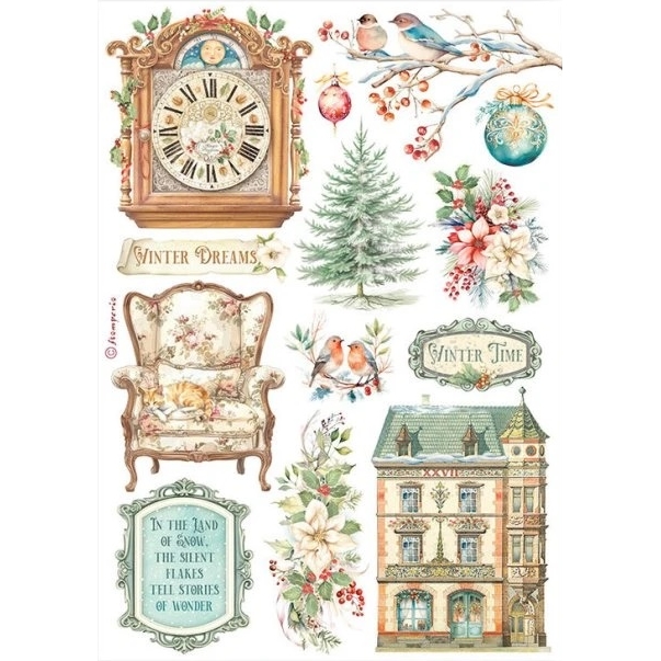 Stamperia - THE NUTCRACKER Washi Pad - washi samolepky