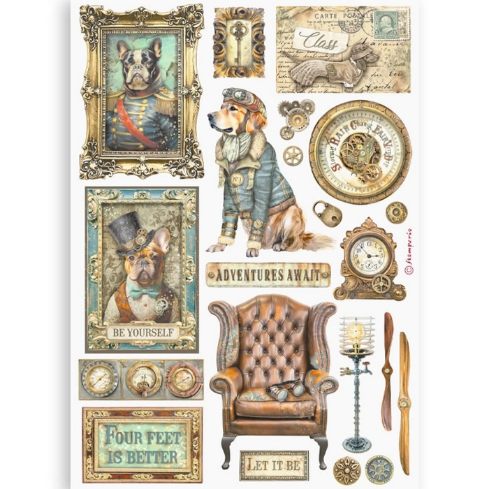 Stamperia - ALTEREGO Washi Pad - washi samolepky