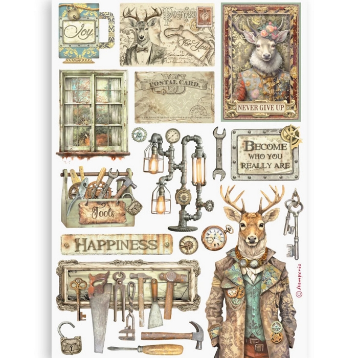 Stamperia - ALTEREGO Washi Pad - washi samolepky