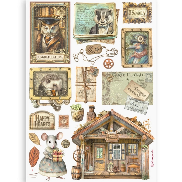 Stamperia - ALTEREGO Washi Pad - washi samolepky