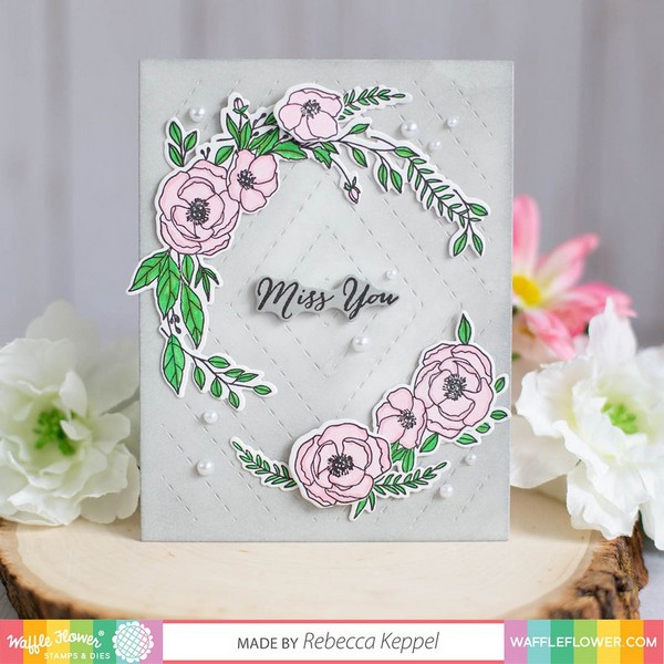 *** Waffle Flower - BE YOU TIFUL - silikonová razítka