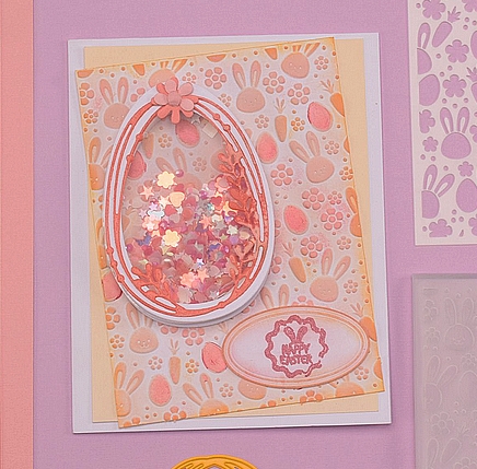 *** Nellie Snellen - FRAME EGGSHAPE - vyřezávací šablony