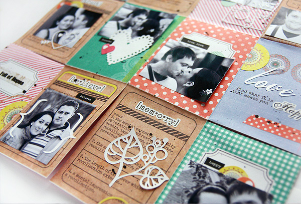 *** 7 Dots Studio - HOPEFULLY / Never Let Me Go - scrapbooková čtvrtka