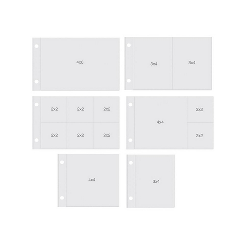 AKCE!!! Simple Stories - SN@P! BINDER 4x6 / YELLOW - scrapboové album + 4 BALENÍ KAPES