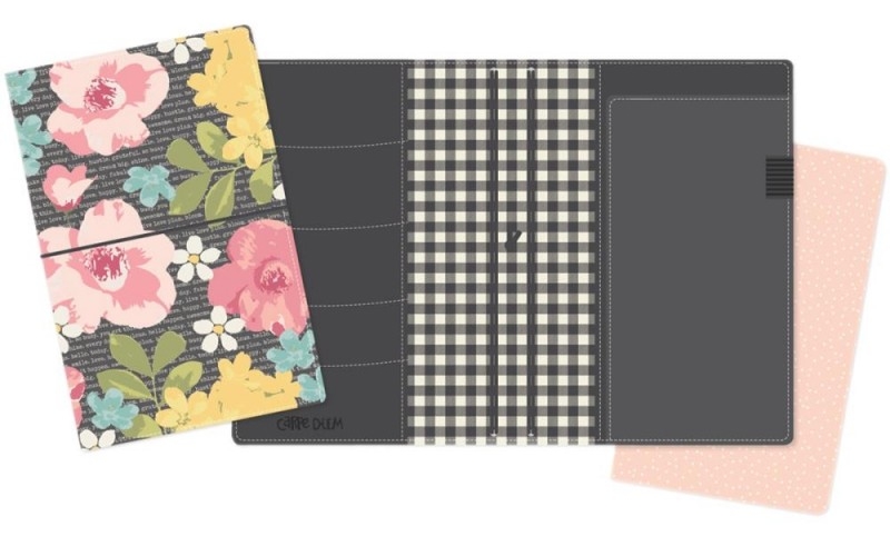 Simple Stories - TRAVELER´S NOTEBOOK / TYPEWRITER FLORAL - cestovní deník