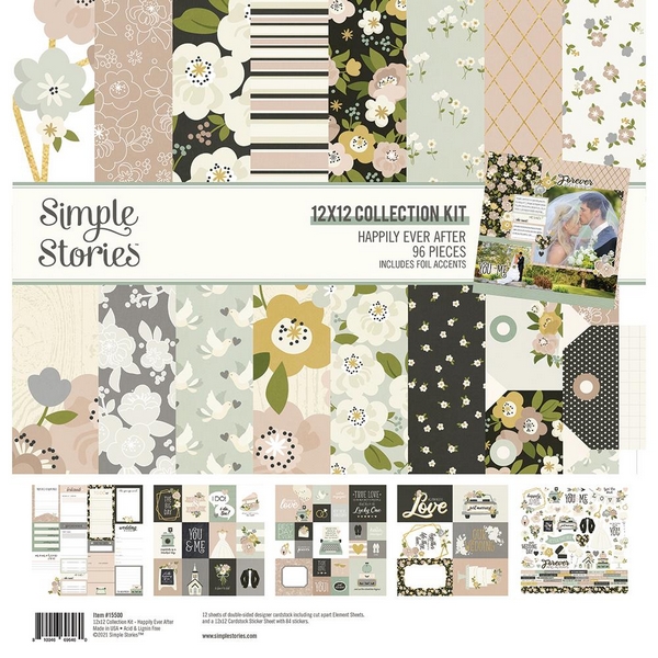 Simple Stories - HAPPILY EVER AFTER Collection Kit - kompletní sada