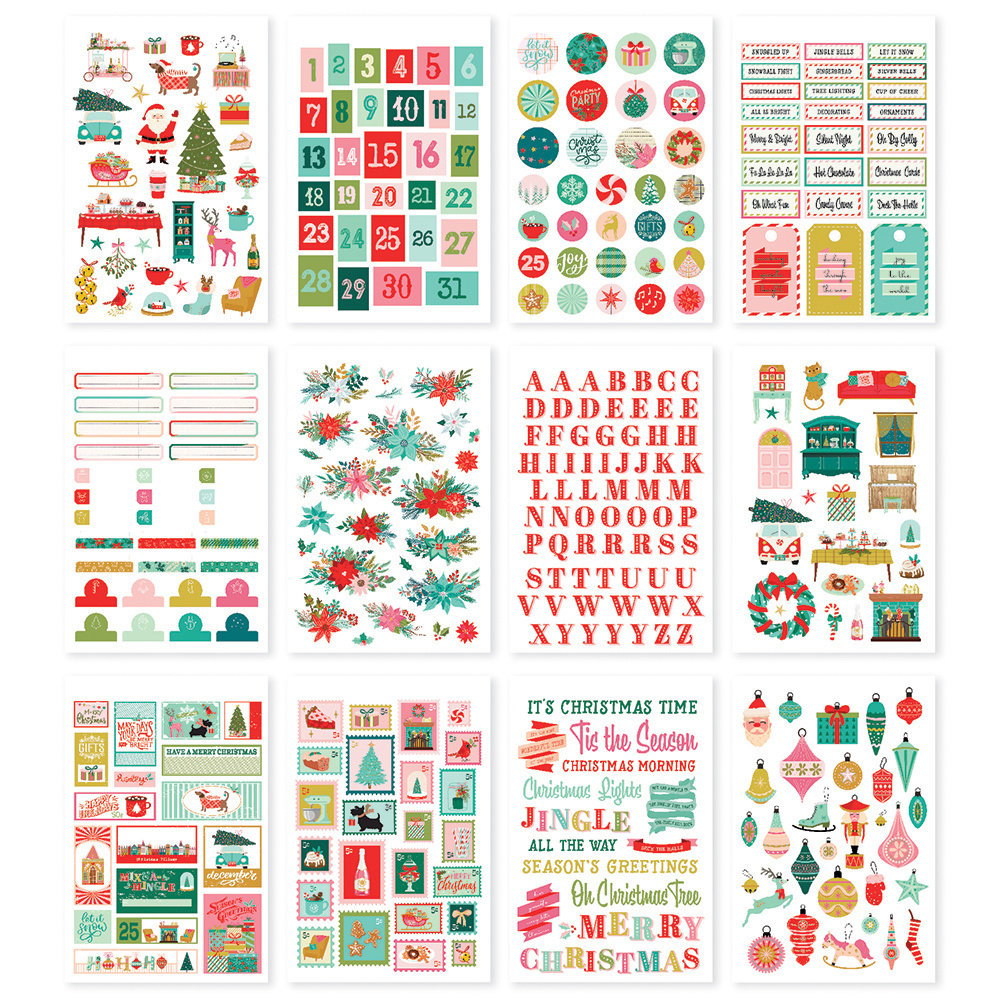 Simple Stories - MIX & A-MINGLE Sticker Book - diářové samolepky