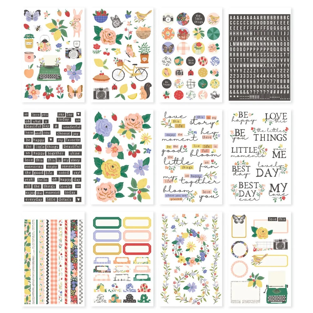 Simple Stories - THE LITTLE THINGS Sticker Book - samolepky
