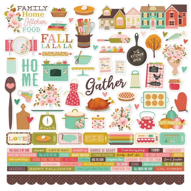 *** Simple Stories - WHAT´S COOKIN´? Combo Stickers - samolepky