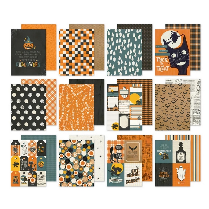 Simple Stories - SIMPLE VINTAGE SCARY STORIES 6x8 Paper Pad - scrapbookové čtvrtky