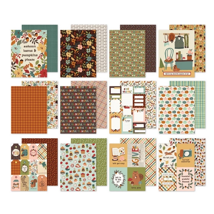 Simple Stories - CIDER & DONUTS 6x8 Paper Pad - scrapbookové čtvrtky