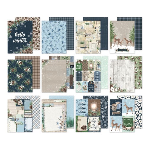 Simple Stories - SIMPLE VINTAGE FRESH SNOW 6x8 Paper Pad - scrapbookové čtvrtky