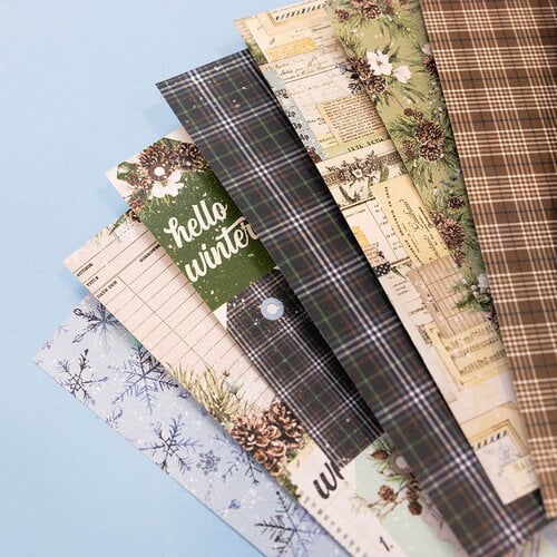 Simple Stories - SIMPLE VINTAGE FRESH SNOW 6x8 Paper Pad - scrapbookové čtvrtky