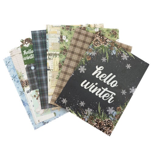 Simple Stories - SIMPLE VINTAGE FRESH SNOW 6x8 Paper Pad - scrapbookové čtvrtky