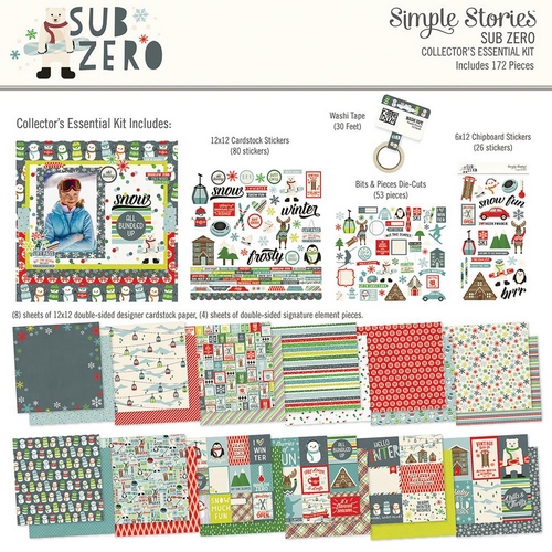* Simple Stories - SUB ZERO Collector´s Essential Kit - kompletní sada