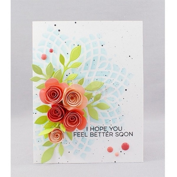 My Favorite Things - CAPTIVATING MANDALA 6x6 - šablona / maska