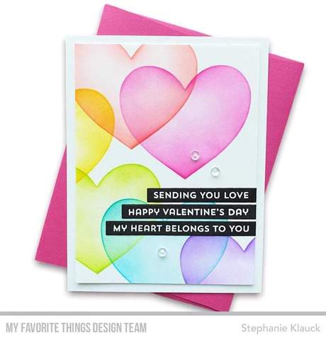 My Favorite Things - HEART EXTRAORDINAIRE - šablona / maska